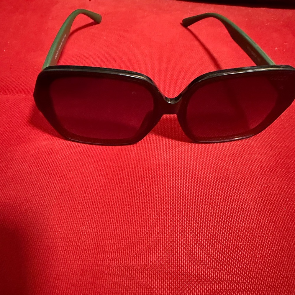 Gucci Black and Red Sunglasses